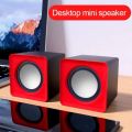 Portable Mini Computer Speaker Wired Small Speakers Universal Stereo Sound Surround For Home PC Desktop Laptop Notebook.
