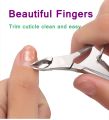 Cuticle Clippers Trimmer Dead Skin Remover Pedicure Stainless Steel Cutters Tool Cuticle Nippers Nail Manicure Scissors BruberryBeE. 