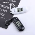 1PC Color Student Mini Electronic Clock Keychain Electronic Oval Watch Digital Table Time Display Clock Hanging Keychain Portabl. 