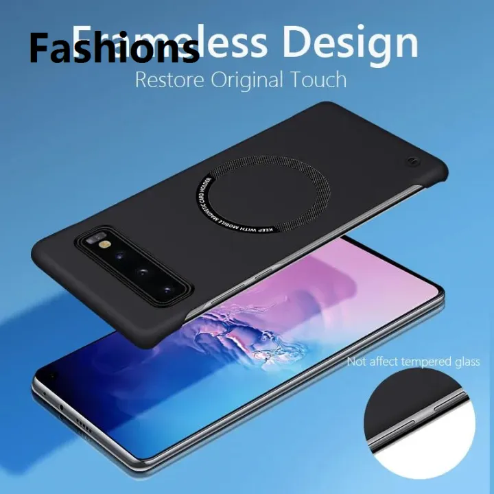 Fashions%20For%20Samsung%20Galaxy%20S10%20Frameless%20Magnetic%20Magsafe%20Slim%20Case%20For%20Samsung%20S10%20Wireless%20Charging%20Hard%20Back%20Cover%20-%20Image%205