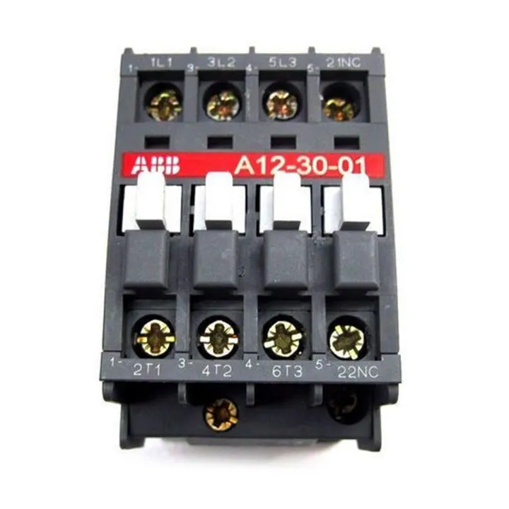 ABB A12-30-10 Magnetic contactor , 220/240V Coil 3PH 3 Pole 600V AC 12Amp