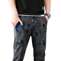 Brand Men's Skinny Jeans Men Slim Fit Denim Joggers Stretch Five Star Printed Six Pockets Male Jean Pencil Casual Cargo Pants. 