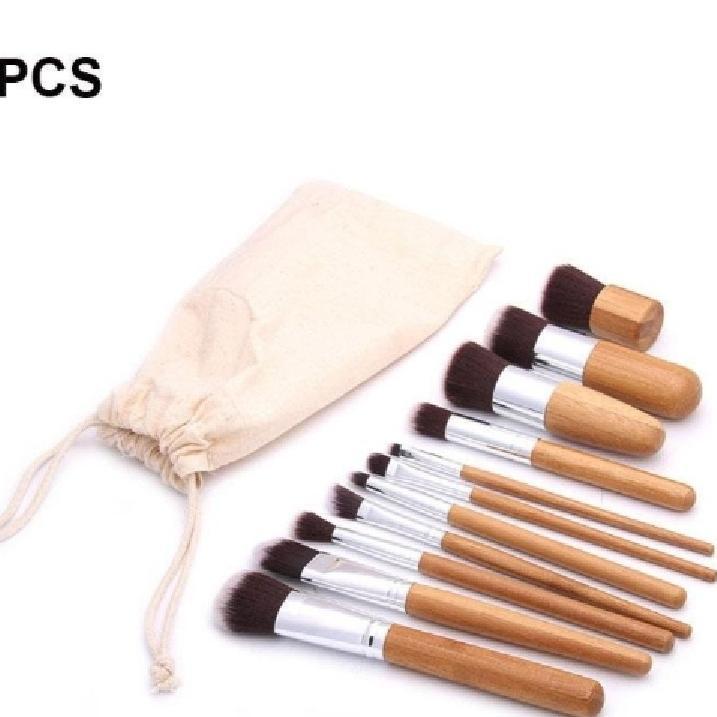 11%20Pieces%20Bamboo%20Handles%20Makeup%20Brushes%20-%20Image%202