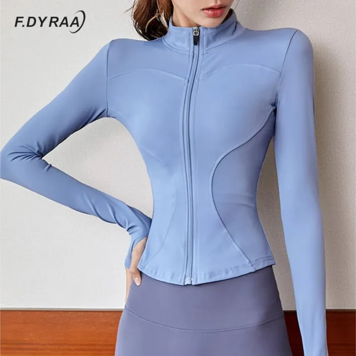 Autumn%20Sport%20Jacket%20Women%20Long%20Sleeve%20With%20Thumb%20Hole%20Yoga%20Shirt%20Zipper%20Design%20Fitness%20Sports%20Top%20Coat%20Workout%20Running%20Gym%20Wear%20-%20Image%205