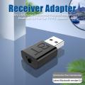 Mini USB Audio Receiver Adapter Bluetooth-compatible 5.0 For Car TV PC Speaker. 