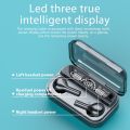 New arrival- 278 TWS External Noise Cancelling Touch Bluetooth Earphone with Charging Box, Support LED Power Digital Display & Breathing Lights & Call & Voice Assistant.