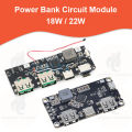 IP5328P Dual USB Power Bank Module Type-C 3.7V to 5V 9V 12V Step up Fast Quick Charger Circuit Board QC2.0 QC3.0. 