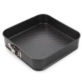 Set of Three Springform Pans Chocolate Cake Bake Mould Mold Bakeware Round Heart Square Shape Kitchen Accessories Baking Tools. 