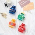1Pcs Mini Portable Plastic Water Bottle- 350 ml Round Cube Coca Cola Fanta Pepsi Sprit. 