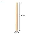 50Pcs Unfinished Round Wood Sticks Wooden Dowel Rods for Home Garden Decoration Woodcraft 25cm.