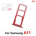 Sim Tray for Samsung Galaxy A11 (Free High Quality Sim Ejector Pin). 
