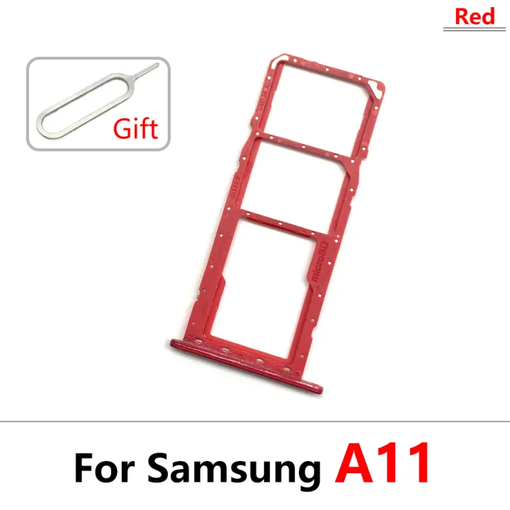 Sim Tray for Samsung Galaxy A11 (Free High Quality Sim Ejector Pin)