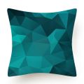 Teal Blue Cushion Cover 45x45 Geometry Pillowcase Nordic Decorative Sofa Cushions Throw Pillows Cover Home Decor Polyester.