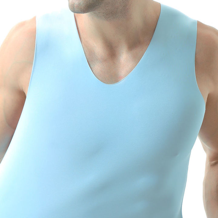 1/2Summer%20Men's%20Vest%20Men's%20Ice%20Silk%20Seamless%20SleevelessTT-shirt%20Men's%20Wide%20Shoulder%20Bottoming%20Waistcoat%20Fashion%20Clothes%20Men's%20Clothing%20-%20Image%206