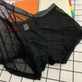 Transparent Boxers for Men See Through Male Underpants Low Waist Panties Lingerie Intimates. 