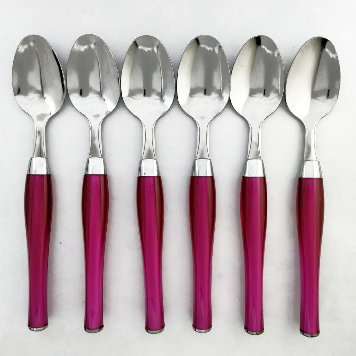 6%20Pcs%20Spoon%20Set%20(pen%20Style)%20With%20Plastic%20Handle%20For%20Kitchen%20And%20Dining%20Table%20Red%20%20Blue%20&%20Purple%20color%20-%20Image%204