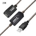 New 5M/10M USB 2.0 Extension Cable High Speed Male To Female Extension Cord Wire USB Adapter for PC Laptop Keyboard.