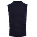 High quality Mens Thick Sleeveless Sweater without sleeve Men Vest Man O-neck Knitwear Male Warm clothing 2023 Autumn Winter New. 