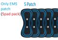 Tens Units EMS Mini Massager, Muscle Stimulator Full Body Relaxation Machine, Rechargeable Device for Legs Back Neck Pain Relief Electromagnetic Therapy , Ems pad. 