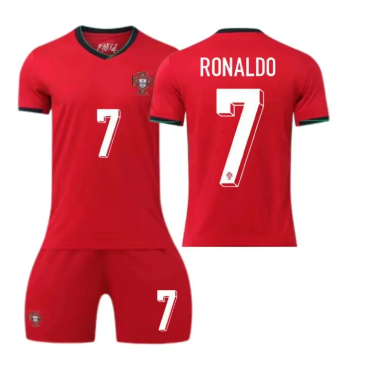 Cup%20ortugal%20home%20jersey%20size%207%20Cristia%20onaldo%20children's%20adult%20set%20football%20jersey%20-%20Image%207