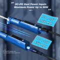 Blue Miniware Original TS101 Soldering Iron 90W Programmable Temperature Adjustable TS100 Soldering Iron Upgrade With Tip. 