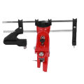 Chain Sharpener Sharpening Stone Guide Bracket Adjustable Steel Red Rustproof for Home.