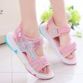 Children's Sports Sandals Summer New Fashion Girls Beach Shoes Medium and Big Children Boys Casual Students Soft Bottom Shoes.