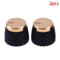 2Pcs 19.5x15.5mm Plastic Guitar AMP Amplifier Knobs Cap For Marshall Guitar.