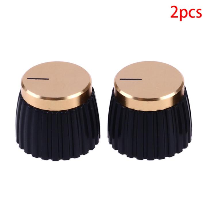 2Pcs 19.5x15.5mm Plastic Guitar AMP Amplifier Knobs Cap For Marshall Guitar