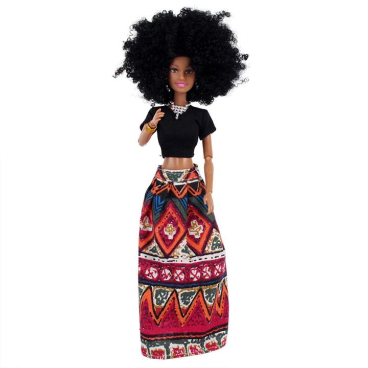 Baby Dolls For Girls Baby Movable Joint African Doll Toy Black Doll Best Gift Toys For Girls Black Girls Toys Куклы Кукла