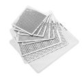 KOGEEK 8pcs Mini Universal BGA Direct Heat Stencils Set Reballing Acessories 0.3mm 0.35mm 0.4mm 0.45mm 0.5mm 0.55mm 0.6mm 0.76mm. 
