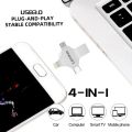 Lenovo OTG Pen Drive 2TB Pendrive Type C USB Flash Drives 4 In 1 Mobile Phone Memory Stick Usb Key 3.0 High Speed Usb Key Type C. 