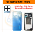 Realme 8 8 Pro 4G Full Body Housing With Camera Glass (LCD Frame, Side/Middle Frame, Back Panel/Backshell).