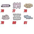 Funny Quotes Banner Enamel Pins Colorful Text Quotes Badges Brooch Lapel Pin Inspiring Jewelry for Backpack Clothes Gift. 