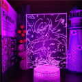 Dragon Ball Z Anime Figures Goku Vegeta Gohan Broly 3D Lamp PVC Action Figures Toys for Children Trunks Buu Super Saiyan Gifts MuXiaRe. 