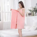 Womens Bath Towels Girls Wearable 140*85Cm Fast Drying Bathing Beach Spa Bathrobes Wash Clothing, Shower Bath And Gym Towel. 