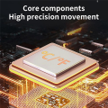 LED Display Electronic Clock Alarm Clock Temperature Desk Clock,B. 