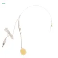 Headset Microphone Headworn Unidirectional Microphone with Upright Type Plug. 
