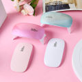 Mini Gel Nail Lamp, Portable Professional 6W UV LED Gel Nail Dryer with USB, Curing Lamp Professional Nail Art Tool Accessory for All Gel Nail Polish. 