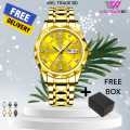 POEDAGAR Top Brand Luxury Man Wristwatch Waterproof Luminous Date Week Men Watches Stainless Steel Quartz Men's Watch Male reloj. 