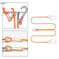 Positioning Fall Protection Rope for Roofing Downhill.