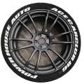 Car Motorycycle Tuning 3D Logo Tire Wheel Sticker Auto Motorcycle Styling DIY Decoration Decals For BMW YAMAHA Honda Audi Ford. 