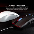 FANTECH WGC3 CRYPTO Wired And Wireless Gaming Mouse Pixart 3325 And 10000 DPI Mouse Poling 1000Hz Macro 6 Button Mice. 