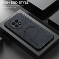 lthmy for OnePlus 13R 5G Phone Case Luxury Leather TPU PC Shockproof Magnetic Wireless Charging Back Cover.