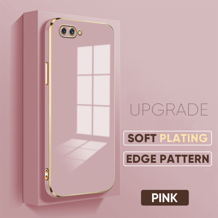 Jizetin%20(Free%20Lanyard)%20for%20OPPO%20A3S%20/%20A12E%20/%20Realme%20C1%20Luxury%206D%20Plating%20Soft%20Casing%20Silicone%20Square%20Frame%20Phone%20Case%20Shiny%20Bling%20Back%20Cover%20-%20Image%202