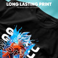 Goku T-SHIRT - Anime Black Cotton T-shirt for Goku Ultra Instinct Dragon Ball Fans Regular Fit Premium Fabric and Long-Lasting Digital Print T-shirt by Banga Kun Shop SUPER SAIYAN. 