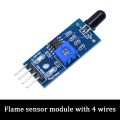 LM393 3 / 4 Pin IR Flame Detection Sensor Module Fire Detector Infrared Receiver Module for arduino Diy Kit.