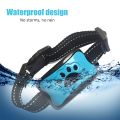 2019 Waterproof Bark Collar - Safe Anti Barking Devices Training Control Collars Small Medium and Large Pets Deterrent Blue.