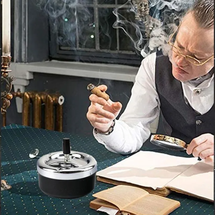1pcs%20Stylish%20Metal%20Windproof%20Press%20Rotating%20Lid%20Home%20Office%20el%20Flame%20Retardant%20Ashtray%20For%20%20Cylinder%20r%20Gift%20-%20Image%206