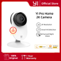 YI Pro 2K Wifi Camera IP Smart Home 2-Way Audio Baby Cam with Night Vision Surveillance Protection Indoor CCTV Video Record.
